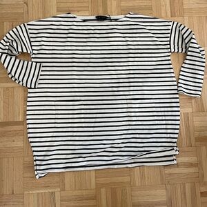 Hatch Striped Oversized Shirt